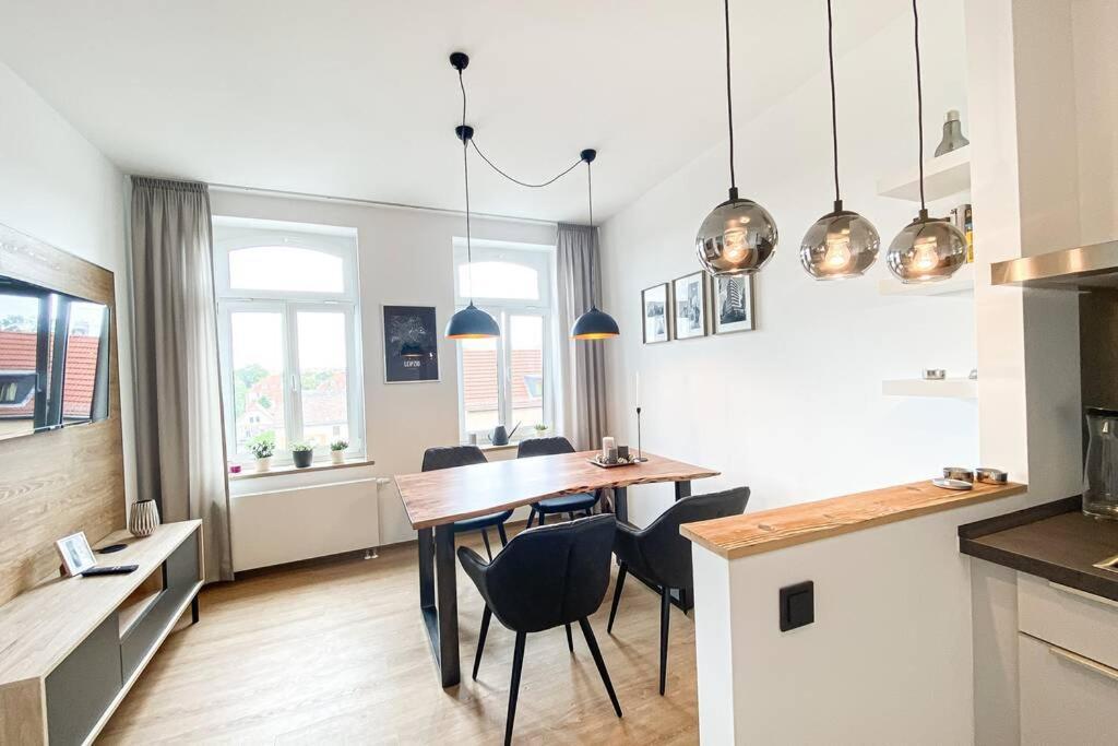Luxus-Apartment In Leipzig Mit Privat-Parkplatz Kültér fotó