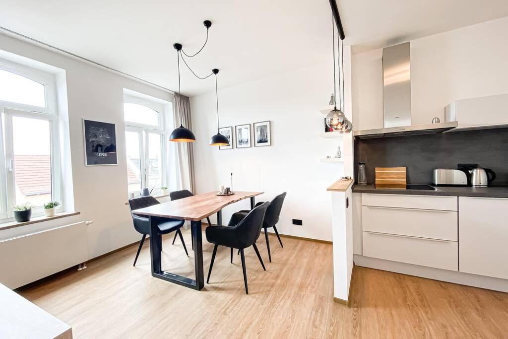 Luxus-Apartment In Leipzig Mit Privat-Parkplatz Kültér fotó