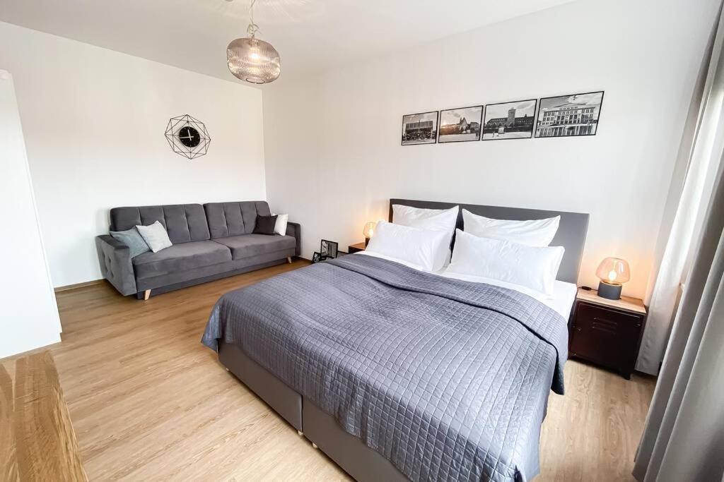 Luxus-Apartment In Leipzig Mit Privat-Parkplatz Kültér fotó
