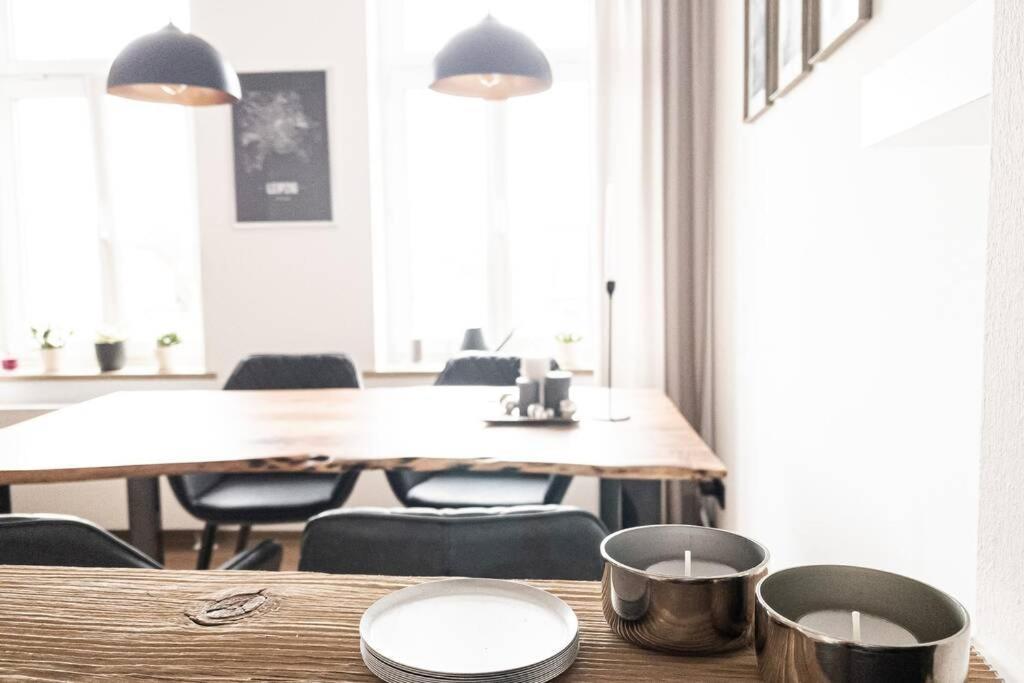 Luxus-Apartment In Leipzig Mit Privat-Parkplatz Kültér fotó